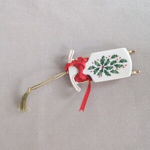 Lenox Christmas porcelain sleigh ornament 2016